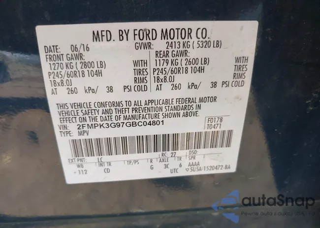 2FMPK3G97GBC04801: 43345085