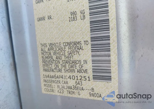 1N4AA6AP4JC401251: 43345208