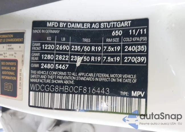 WDCGG8HB0CF816443: 43344289