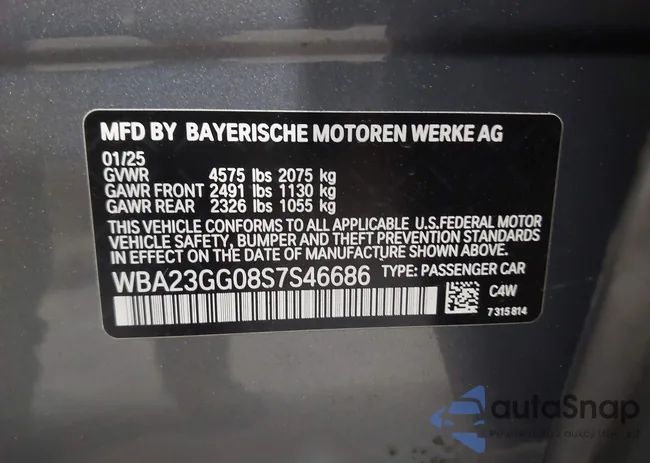 WBA23GG08S7S46686: 43344391