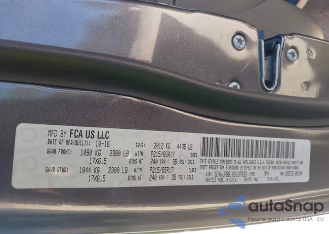 1C4NJPBB1HD187523: 43344392