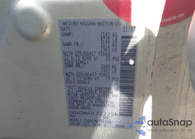 5N1AT2MV4JC722256: 43344621