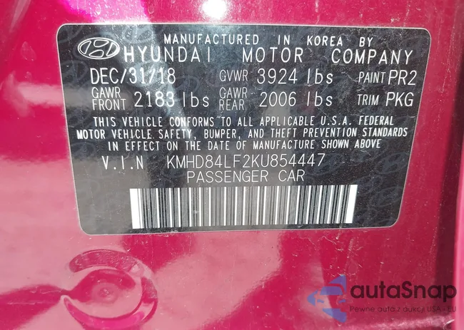 KMHD84LF2KU854447: 43345731