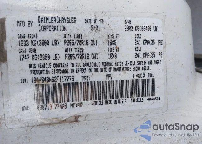 1B4HS48N62F117776: 43345992