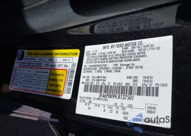 3FA6P0K99LR137501: 43346053