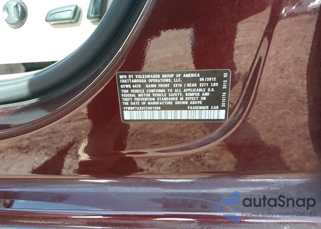 1VWBP7A32CC091388: 43346112