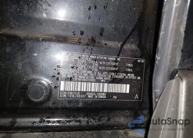 2T3P1RFVXKC059995: 43346113