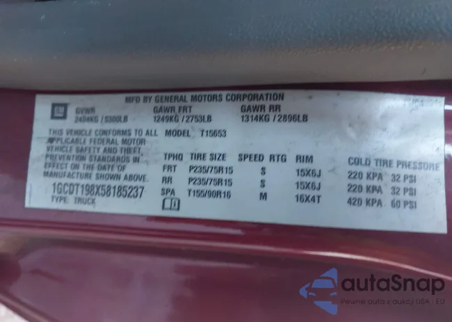 1GCDT198X58185237: 43346179