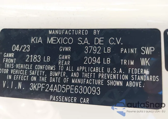 3KPF24AD5PE630093: 43346188