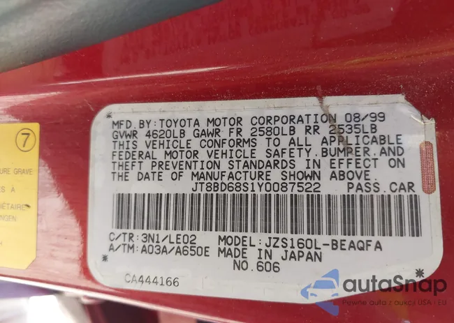 JT8BD68S1Y0087522: 43345343