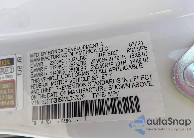 5J8TC2H54ML037879: 43345361