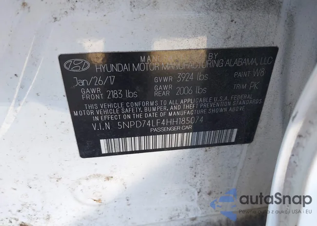 5NPD74LF4HH185074: 43345558