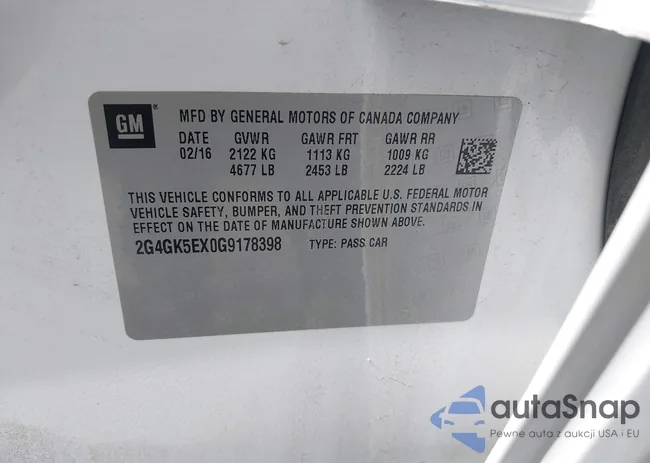 2G4GK5EX0G9178398: 43346791