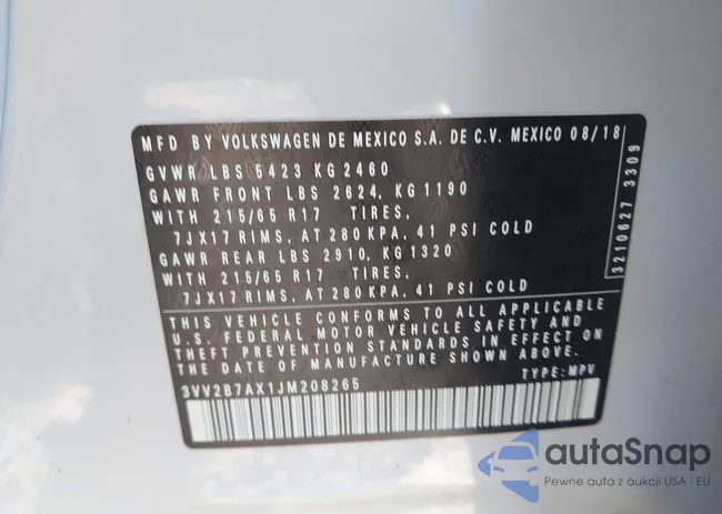 3VV2B7AX1JM208265: 43347117