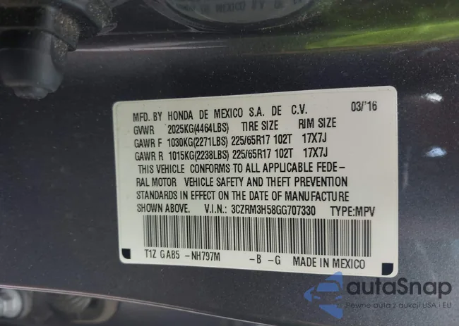 3CZRM3H58GG707330: 43347158