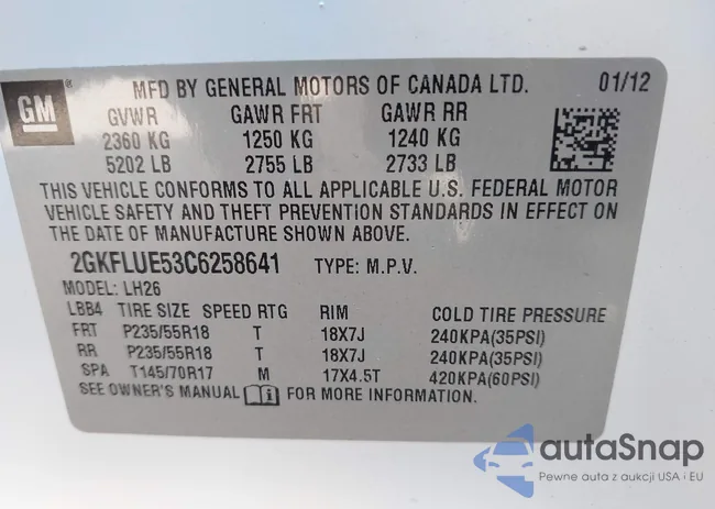 2GKFLUE53C6258641: 43346386