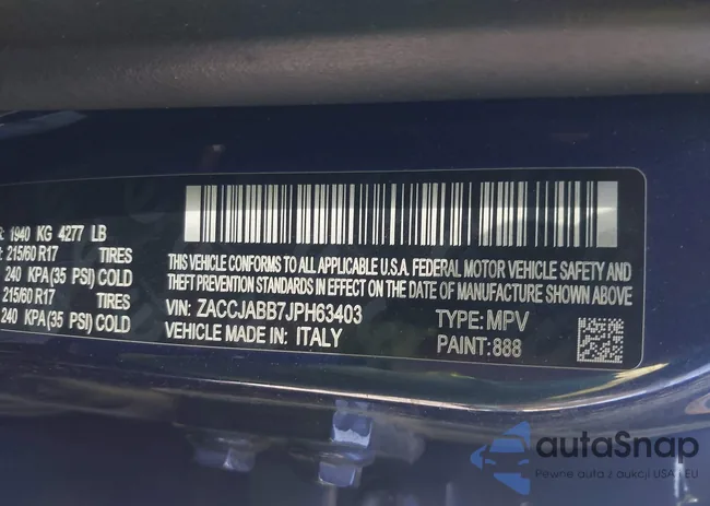 ZACCJABB7JPH63403: 43347883