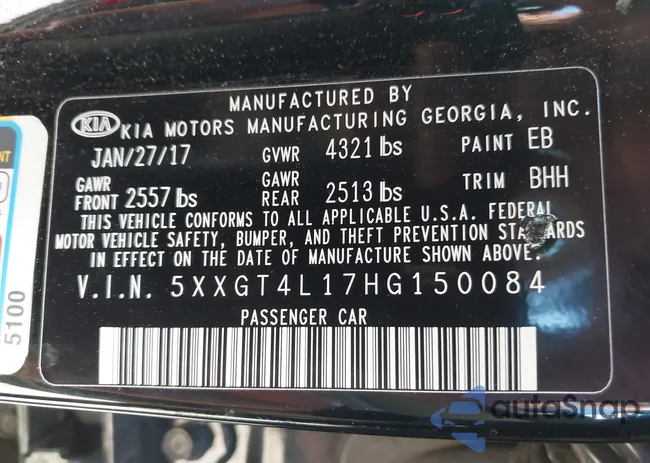 5XXGT4L17HG150084: 43347943