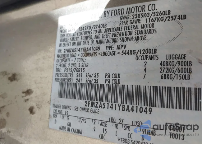 2FMZA5141YBA41049: 43348029