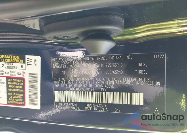 5TDKDRAH9PS010121: 43348061