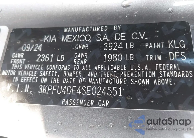 3KPFU4DE4SE024551: 43348120