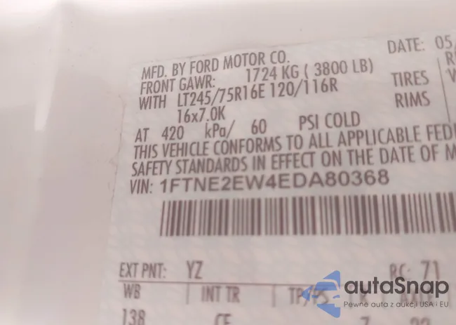 1FTNE2EW4EDA80368: 43348281