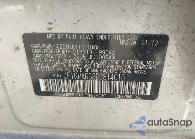 JF1GPAR68D2814016: 43347594