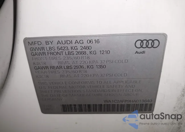 WA1C2AFP9HA013640: 43348856