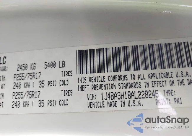 1J4BA3H18AL228245: 43348984