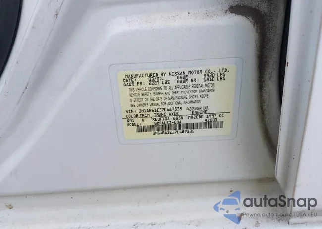 3N1AB61E37L687535: 43348991