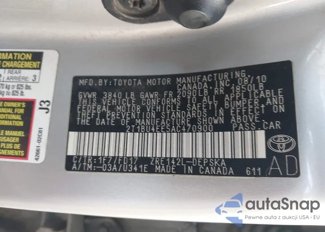 2T1BU4EE5AC470900: 43349048