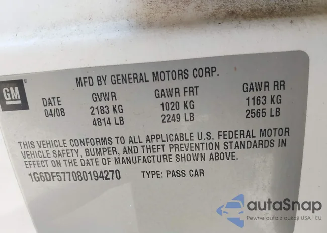 1G6DF577080194270: 43349168