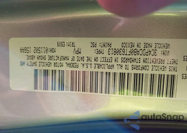 3C4PDCAB0FT630813: 43348440