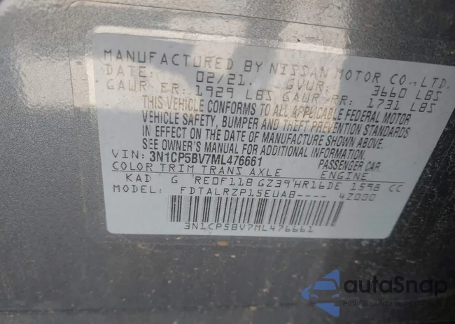 3N1CP5BV7ML476661: 43348480