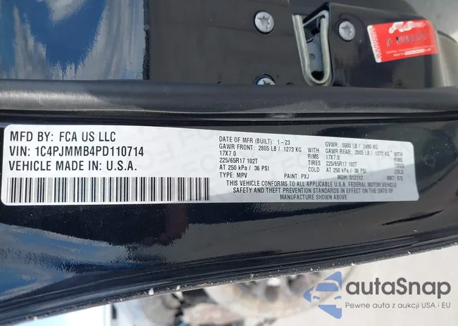 1C4PJMMB4PD110714: 43349805