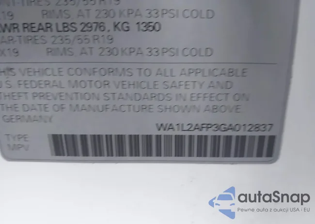 WA1L2AFP3GA012837: 43349939