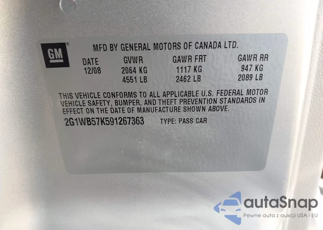 2G1WB57K591267363: 43350053