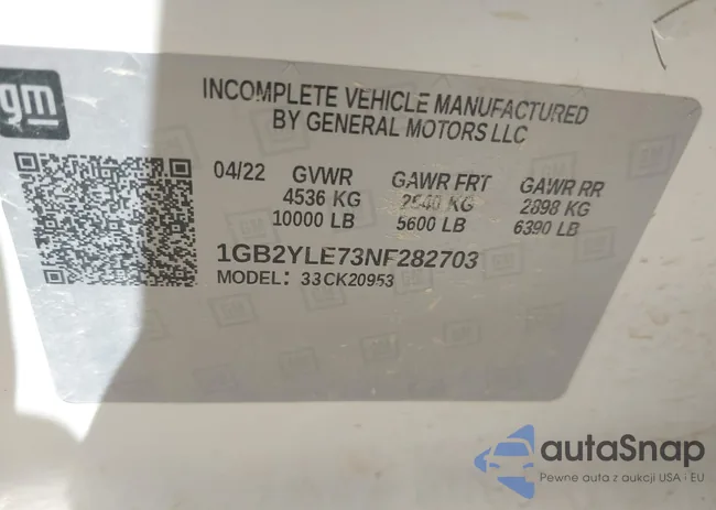 1GB2YLE73NF282703: 43350076