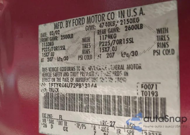 1FTYR44U72PB13144: 43349412