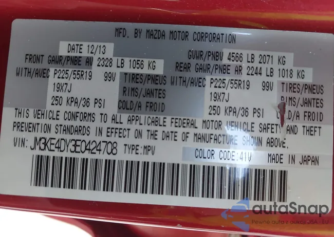 JM3KE4DY3E0424708: 43349523