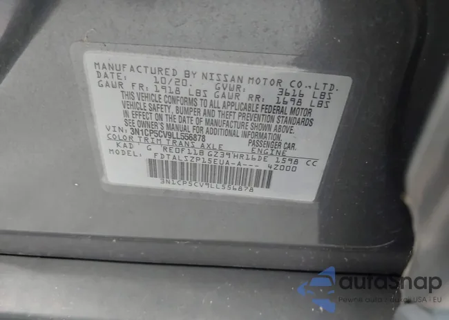 3N1CP5CV9LL556878: 43350922