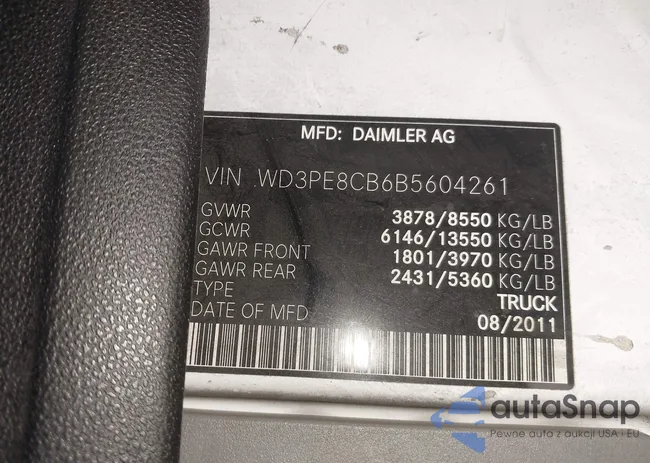 WD3PE8CB6B5604261: 43350967