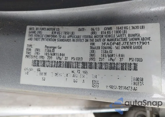 3FADP4EJ7EM117901: 43351084