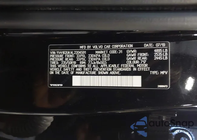 YV4162UK4L2204591: 43350413