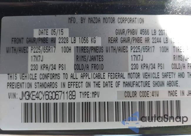 JM3KE4CY6G0671189: 43350538