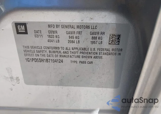 1G1PD5SH1B7194124: 43351964