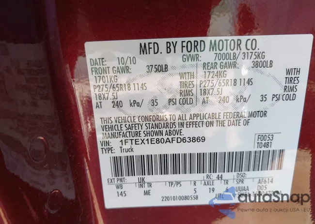 1FTEX1E80AFD63869: 43352203