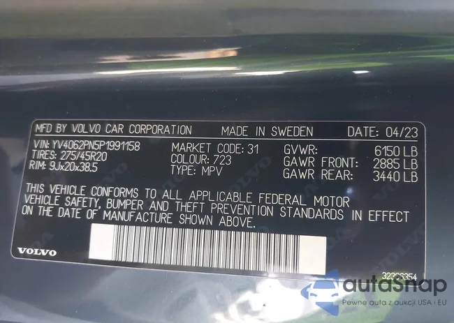 YV4062PN5P1991158: 43352265