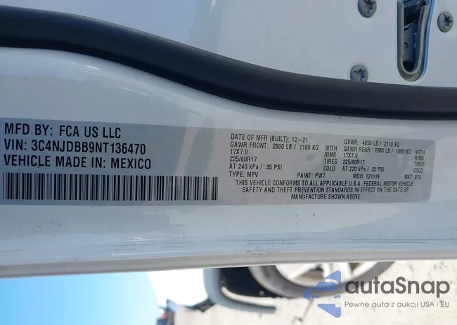 3C4NJDBB9NT136470: 43351292