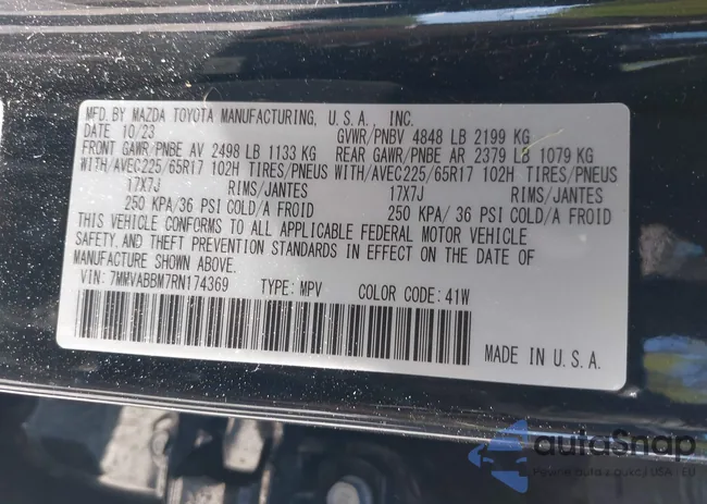 7MMVABBM7RN174369: 43351426